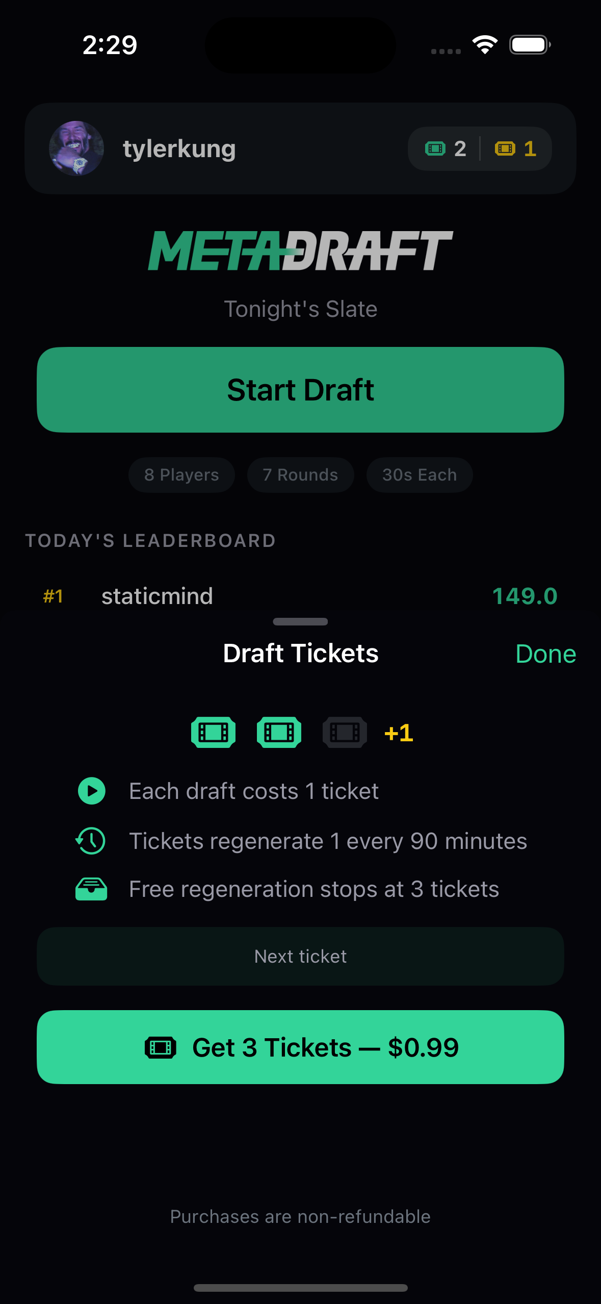 Ticket Purchase
